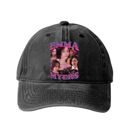 Discover Emma Myers Washed Denim Baseball Caps Vintage Emma Myers Washed Denim Baseball Caps Enid Sinclair Washed Denim Baseball Caps