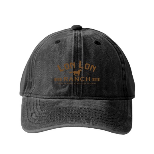 Discover Lon Lon Ranch Logo - Zelda - Washed Denim Baseball Caps