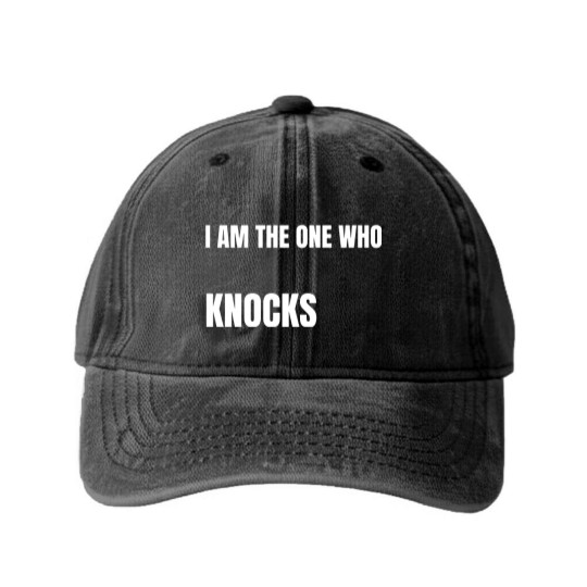 Discover Breaking Bad - Walter White I am the one who knocks Washed Denim Baseball Caps