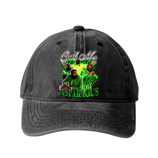 Discover Call Me Asparagus Dj Khaled Washed Denim Baseball Caps