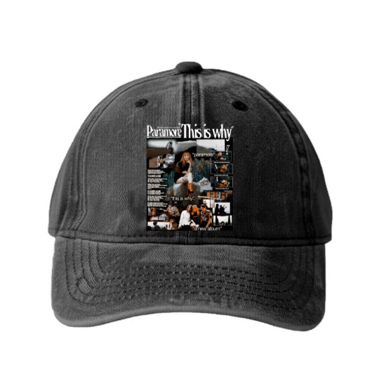 Discover This Is Why Washed Denim Baseball Caps, Paramore Riot Washed Denim Baseball Caps, 2023 Tour Paramore Washed Denim Baseball Caps, Music Tour 2023 Washed Denim Baseball Caps