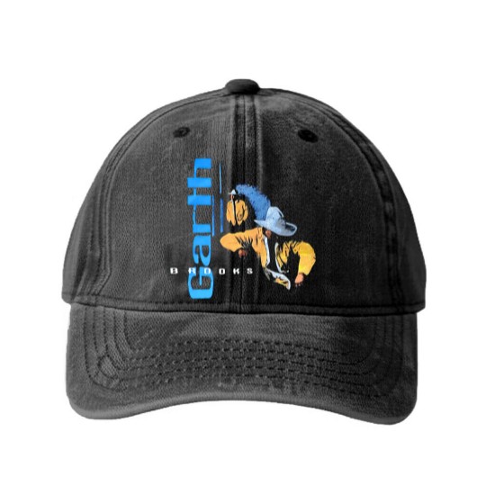 Discover vintage garth brooks Washed Denim Baseball Caps