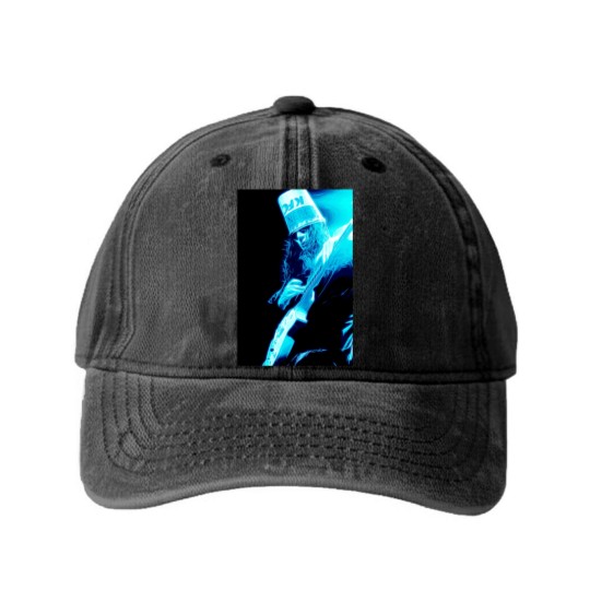 Discover Buckethead Electric Tears Graphic . Washed Denim Baseball Caps