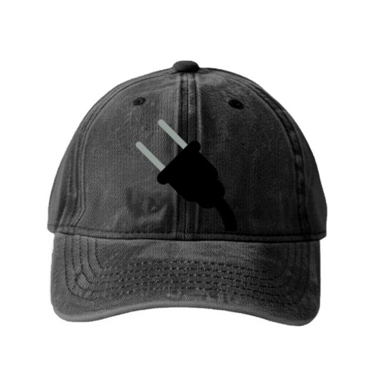 Discover Plug Emojis Washed Denim Baseball Caps