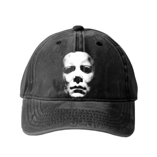 Discover Michael Myers Horror Movie Washed Denim Baseball Caps