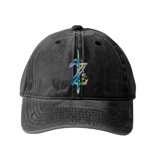 Discover Legend of Zelda Symbol Washed Denim Baseball Caps