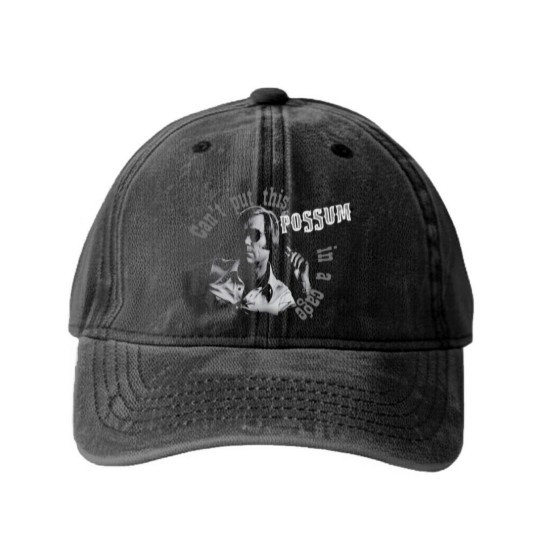 Discover George Jones Cant Put This Possum in a Cage Washed Denim Baseball Caps