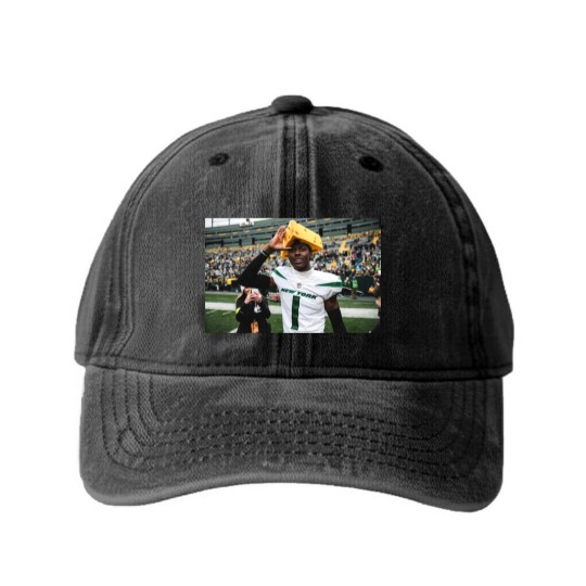 Discover Sauce Cheesehead Washed Denim Baseball Caps
