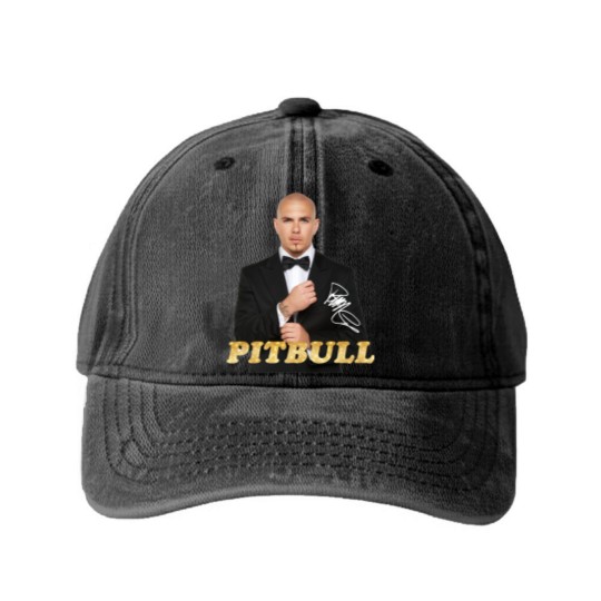 Discover Pitbull Rapper 2023 with Signature Washed Denim Baseball Caps