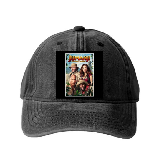 Discover jumanji Washed Denim Baseball Caps