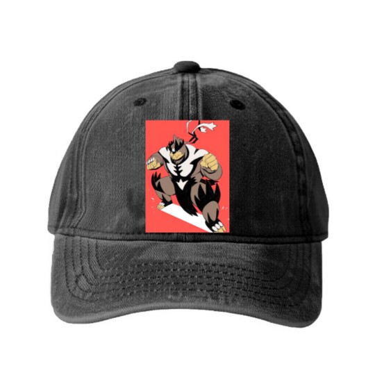 Discover Urshifu Master of Combat ready to fight Classic Washed Denim Baseball Caps
