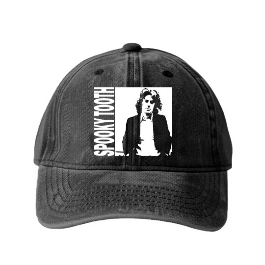 Discover Spooky Tooth DESIGNS | Essential Washed Denim Baseball Caps