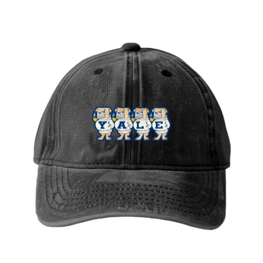 Discover Restored Yale Design 2 - Yale University - Washed Denim Baseball Caps