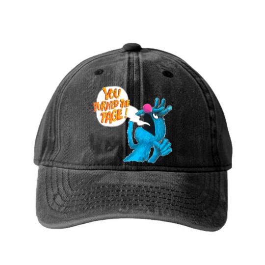 Discover Retro Vintage The Monster at The end of This Book Gift For Fans | Essential Washed Denim Baseball Caps
