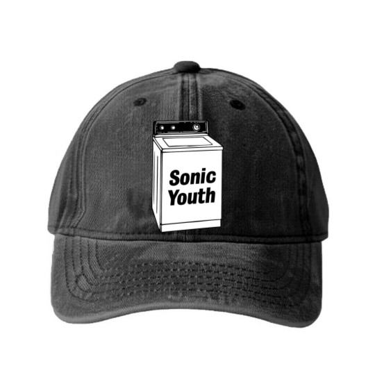 Discover Vintage Sonnic Youth Washing Machine Experimental Washed Denim Baseball Caps