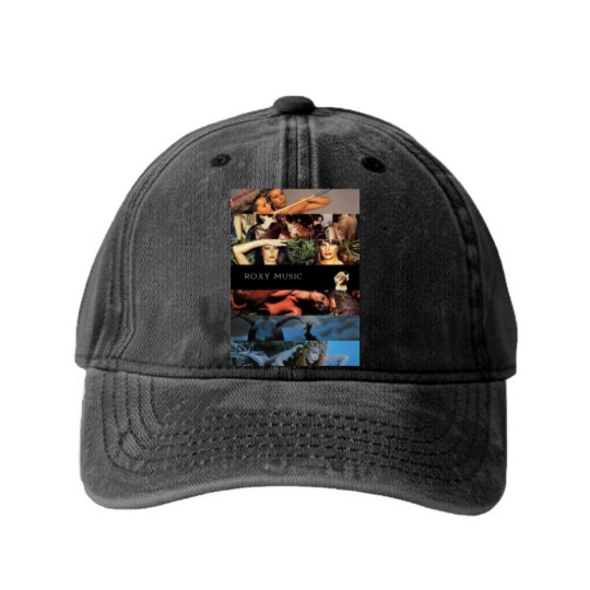 Discover Roxy Music Washed Denim Baseball Caps
