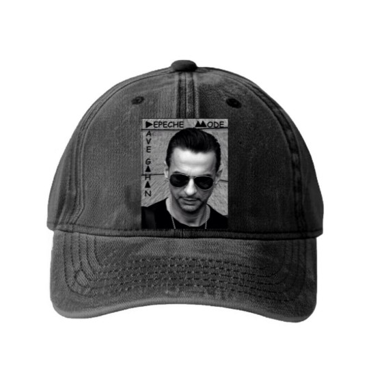 Discover Vtg 1993 Depeche Mode Faith Devotional World Tour Concert 90s Washed Denim Baseball Caps, DM Rock Washed Denim Baseball Caps