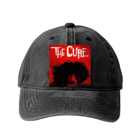 Discover The Cure - Band Legend Classic Washed Denim Baseball Caps