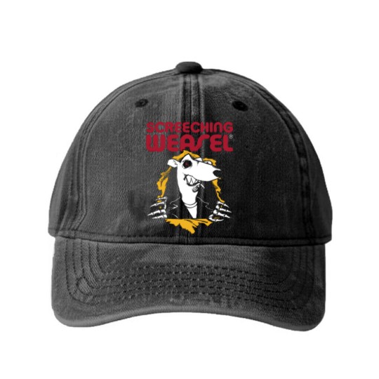 Discover Weasel Brigade Washed Denim Baseball Caps