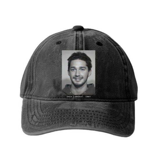 Discover Shia LaBeouf, 2007 Mugshot Washed Denim Baseball Caps