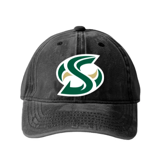 Discover Sacramento State Hornets Washed Denim Baseball Caps