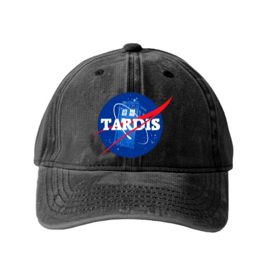Discover Doctor Who Tardis Washed Denim Baseball Caps