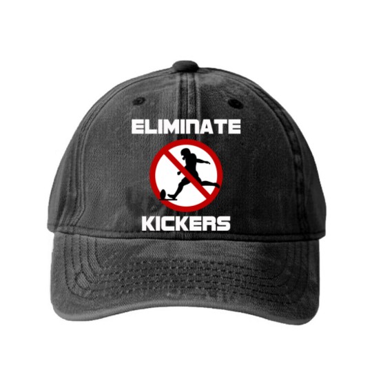 Discover Eliminate Kickers Washed Denim Baseball Caps