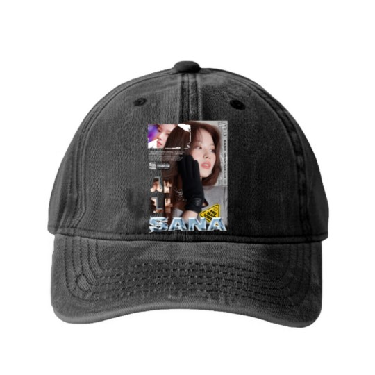 Discover Sana Twice Washed Denim Baseball Caps