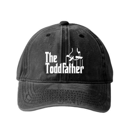 Discover Toddfather T-ShirtThe Toddfather | Active Washed Denim Baseball Caps