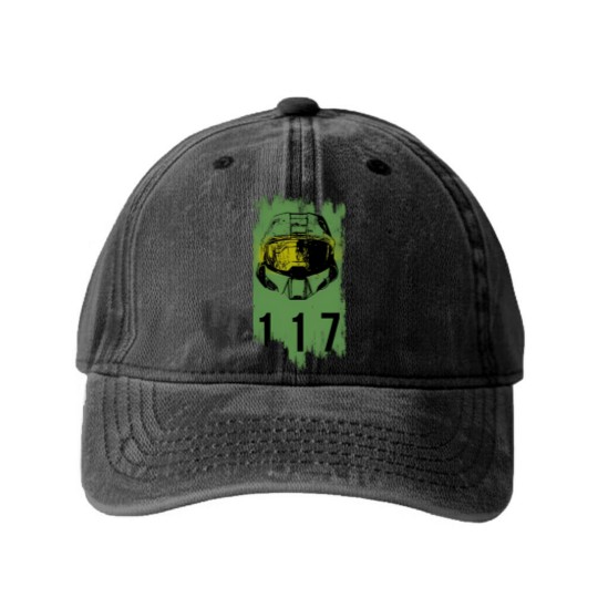 Discover 117 distressed - Halo - Washed Denim Baseball Caps