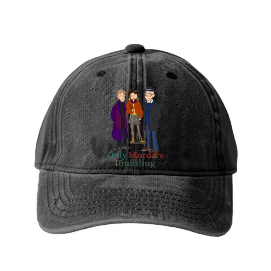 Discover Only Murders In The Building  Washed Denim Baseball Caps