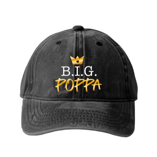 Discover mens 2nd birthday hip hop big poppa two legit to quit outfit Washed Denim Baseball Caps