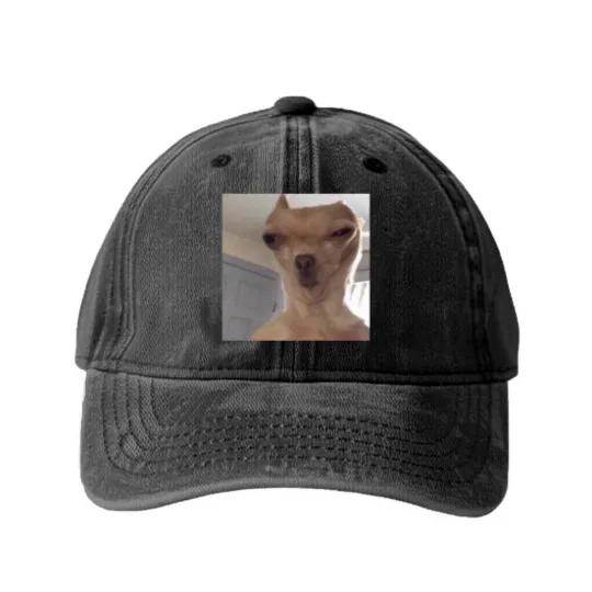 Discover Chihuahua meme - Funny - Washed Denim Baseball Caps
