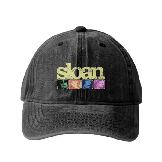 Discover Sloan Washed Denim Baseball Caps