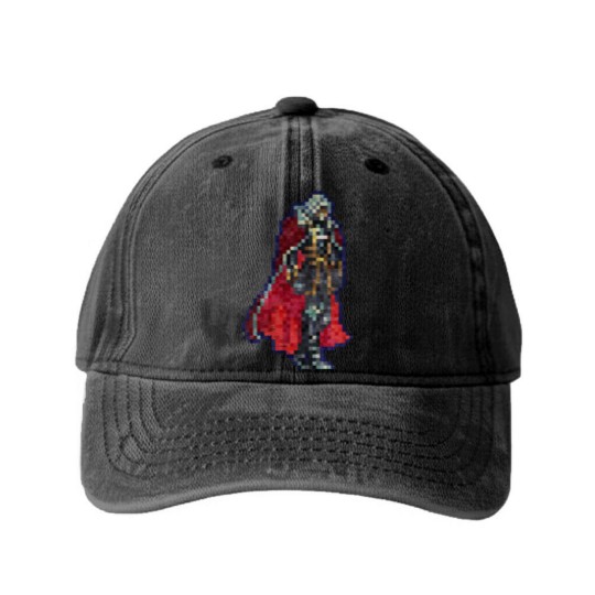 Discover Alucard Vintage Pixels - Castlevania - Washed Denim Baseball Caps