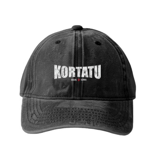 Discover Kortatu Washed Denim Baseball Caps