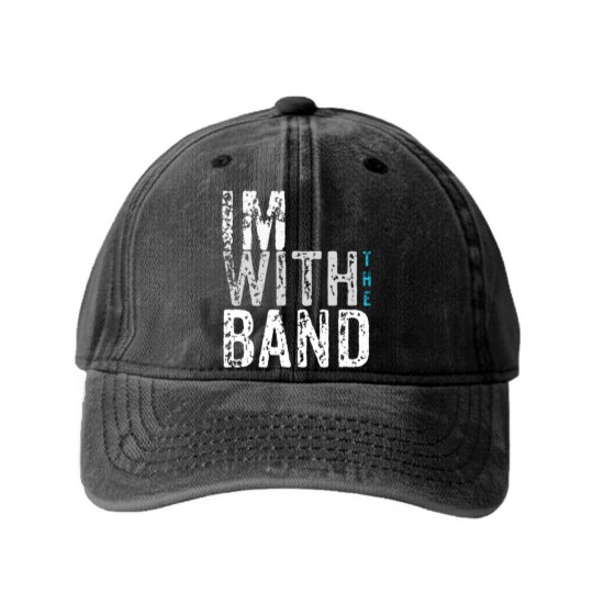 Discover I'm with the Band Washed Denim Baseball Caps