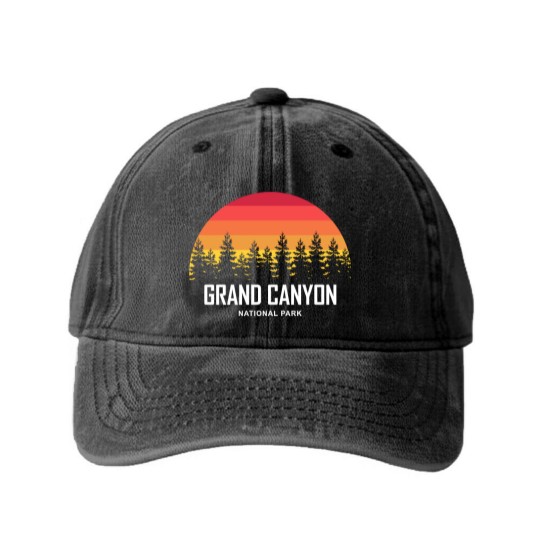 Discover Grand Canyon National Park - Grand Canyon - Washed Denim Baseball Caps