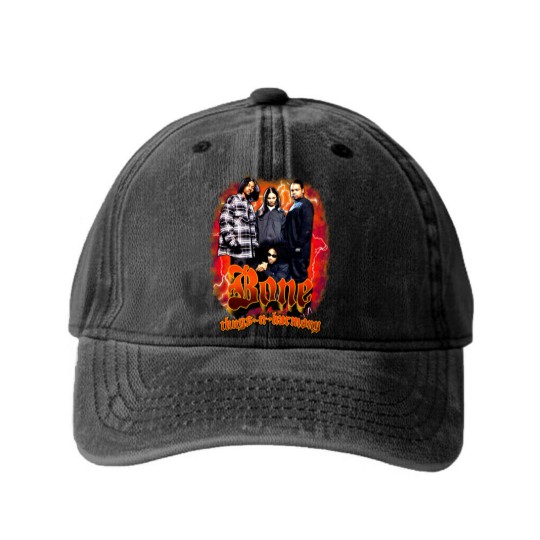 Discover Bone Thugs-N-Harmony Washed Denim Baseball Caps, The Art of War Vintage