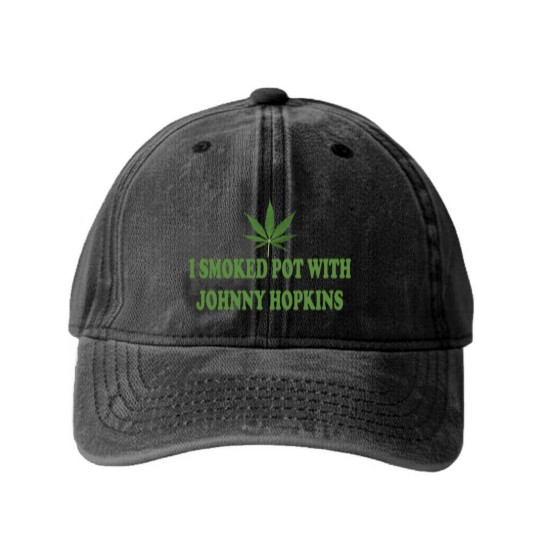 Discover I Smoked Pot With Johnny Hopkins - Step Brothers Washed Denim Baseball Caps