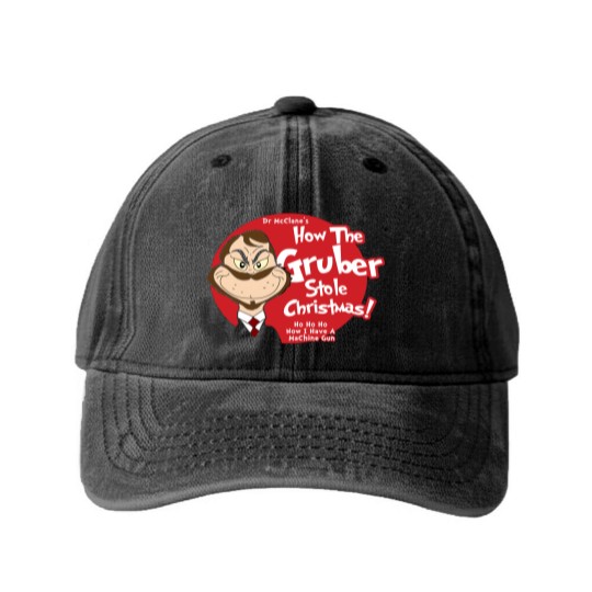 Discover Die hard christmas Washed Denim Baseball Caps