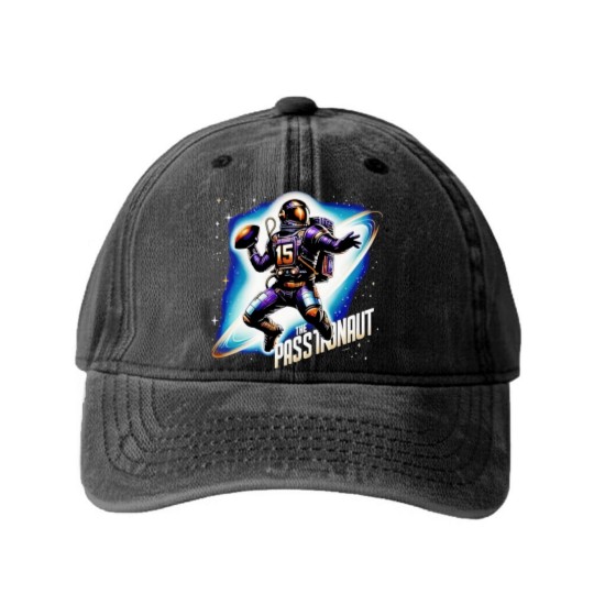 Discover Josh Dobbs The Passtronaut Washed Denim Baseball Caps, Retro Minnesota Players Football Josh Dobbs Inspired