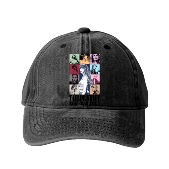 Discover Taylor Swiftian Merch Washed Denim Baseball Caps, Back and Front Washed Denim Baseball Caps