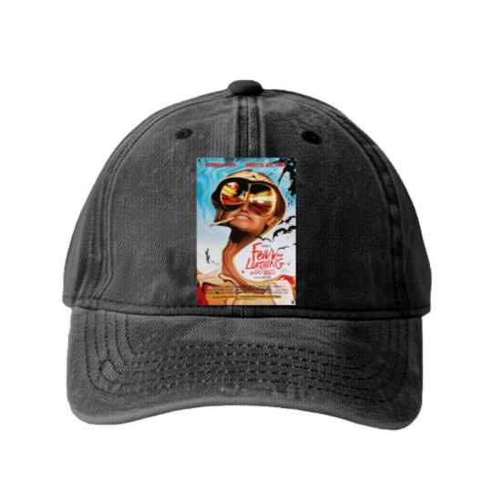 Discover Fear and Loathing in Las Vegas (1998) Movie Washed Denim Baseball Caps