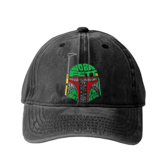 Discover Boba Fett Washed Denim Baseball Caps