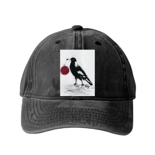 Discover Magpie Christmas  Classic Washed Denim Baseball Caps