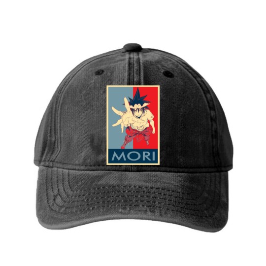 Discover Mori Jin - the God of Highschool anime - Jin Mori Washed Denim Baseball Caps