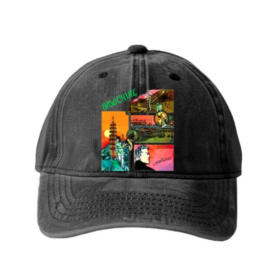Discover selling of indochine Washed Denim Baseball Caps