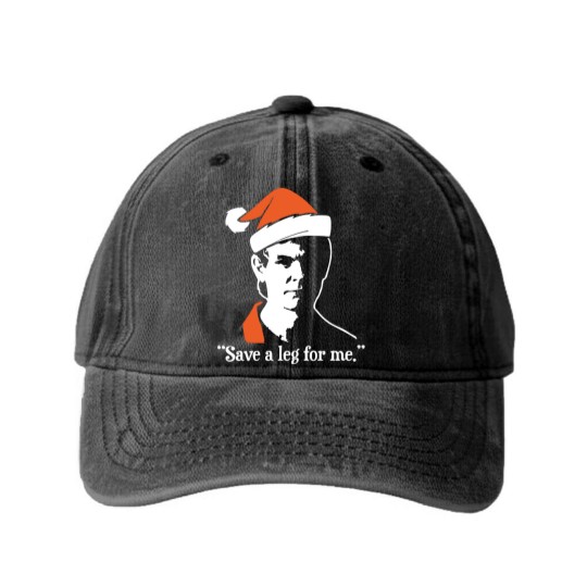 Discover Jeffrey Dahmer Save a Leg For Me Christmas Washed Denim Baseball Caps