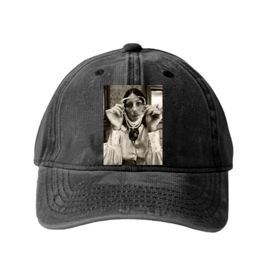 Discover Cher 70s Washed Denim Baseball Caps Unisex